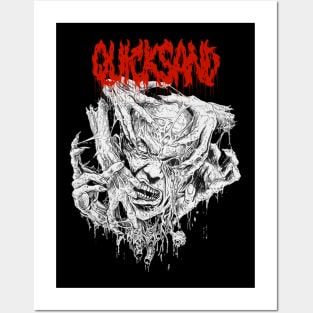 Creeping Skull Quicksand Posters and Art